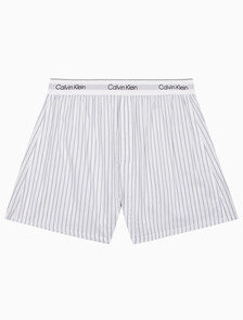 Buy 남성 코튼 포플린 박서 in color STEADY STRIPE GRISAILLE