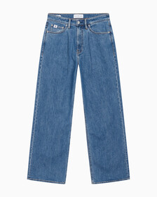 Buy 남성 90's 루즈핏 미드블루 데님 in color MID BLUE BACK EMBRO