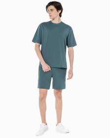 Buy 남성 레귤러핏 우븐 쇼츠 in color OCEAN TEAL/ BLK