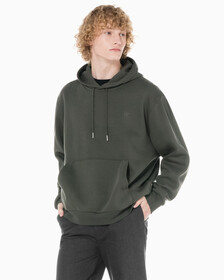 Buy 남성 롱슬리브 아카이브 플리스 후디 in color CHARCOAL