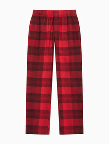 Buy 여성 플란넬 파자마 팬츠 in color RED BLACK FLANNEL
