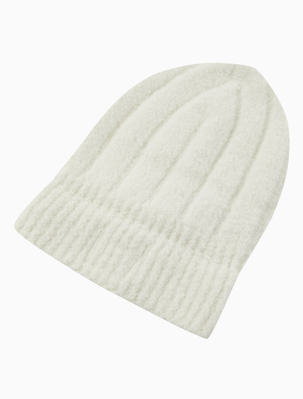 Buy 남녀공용 모노그램 패치 로고 부클 비니 in color Ivory