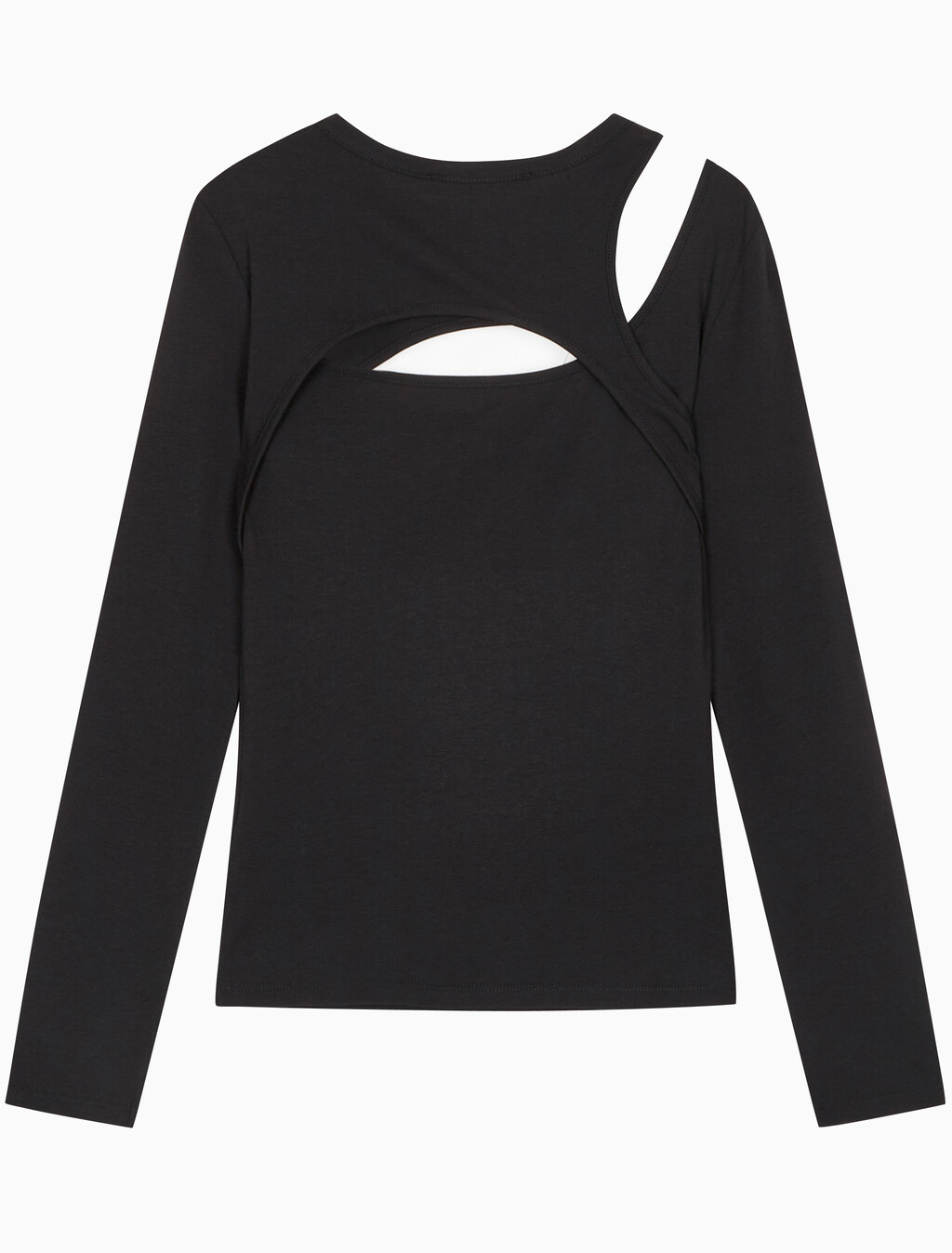 Buy 여성 롱슬리브 레이어드 탑 in color CK BLACK