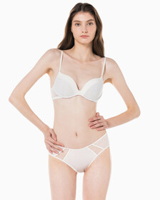 Buy 여성 CK 블랙 그래픽 레이스 AF 힙스터 팬티 in color VAPOROUS GRAY