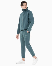 Buy 남성 레귤러핏 테이퍼드 팬츠 in color OCEAN TEAL/ BLK