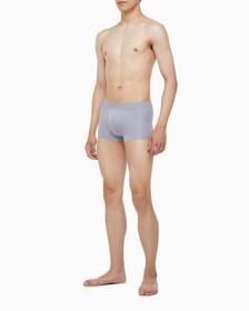 Buy 남성 CK 블랙 코튼 싱글 트렁크 in color DAPPLE GREY