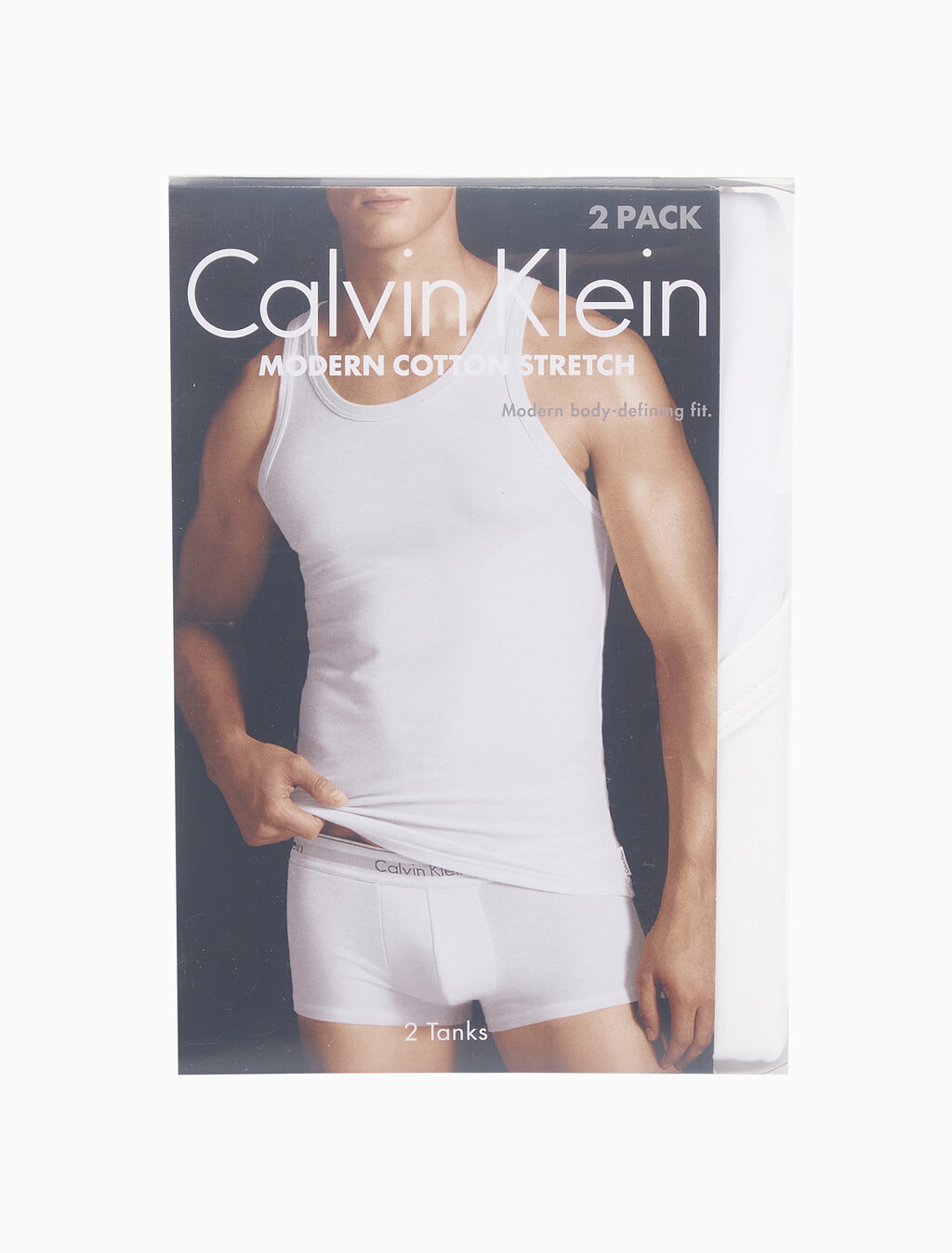Buy 남성 모던 코튼 3PK 탱크 in color WHITE