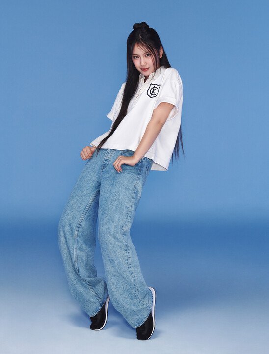 여성 럭비 저지 패치 폴로 탑