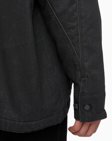 Buy 남성 쉐르파 숏 코트 자켓 in color BLACK