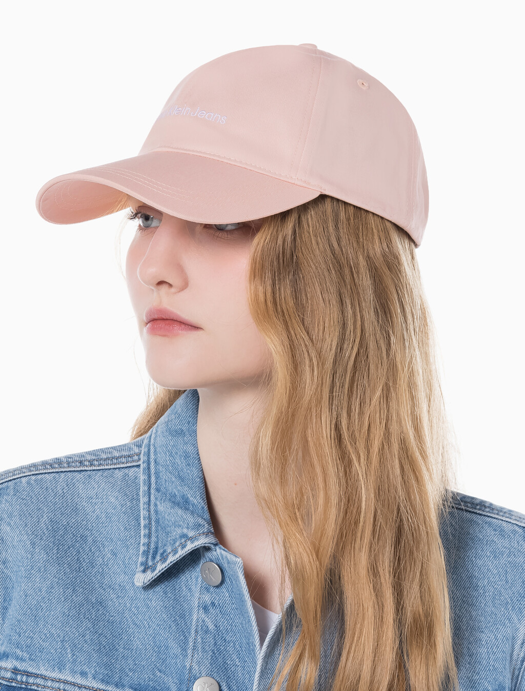 Buy 남녀공용 CKJ 인스티튜셔널 볼캡 in color LIGHT PINK