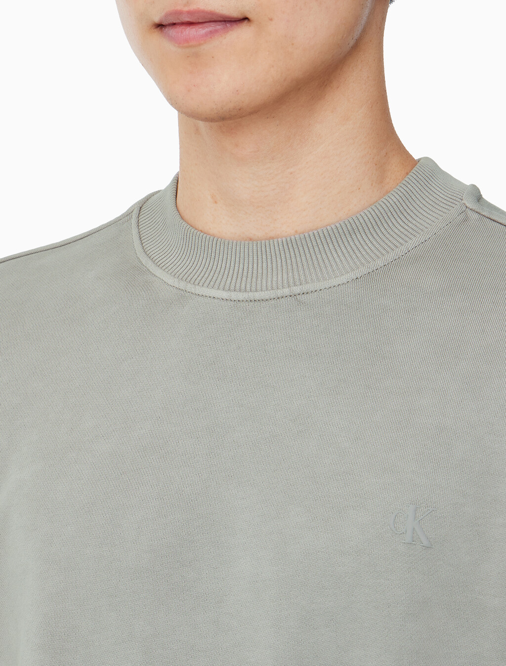 Buy 남성 릴렉스핏 빈티지 워시 맨투맨 스웻셔츠 in color KHAKI BEIGE