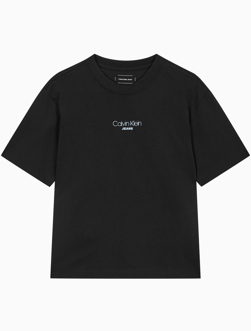Buy 여성 박시핏 반팔 티셔츠 in color BLACK