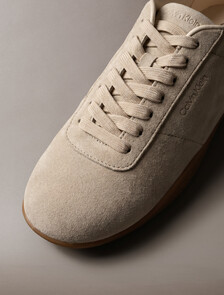Buy 여성 발레 스니커즈 레더 스웨이드 in color Light Cashew/Gum