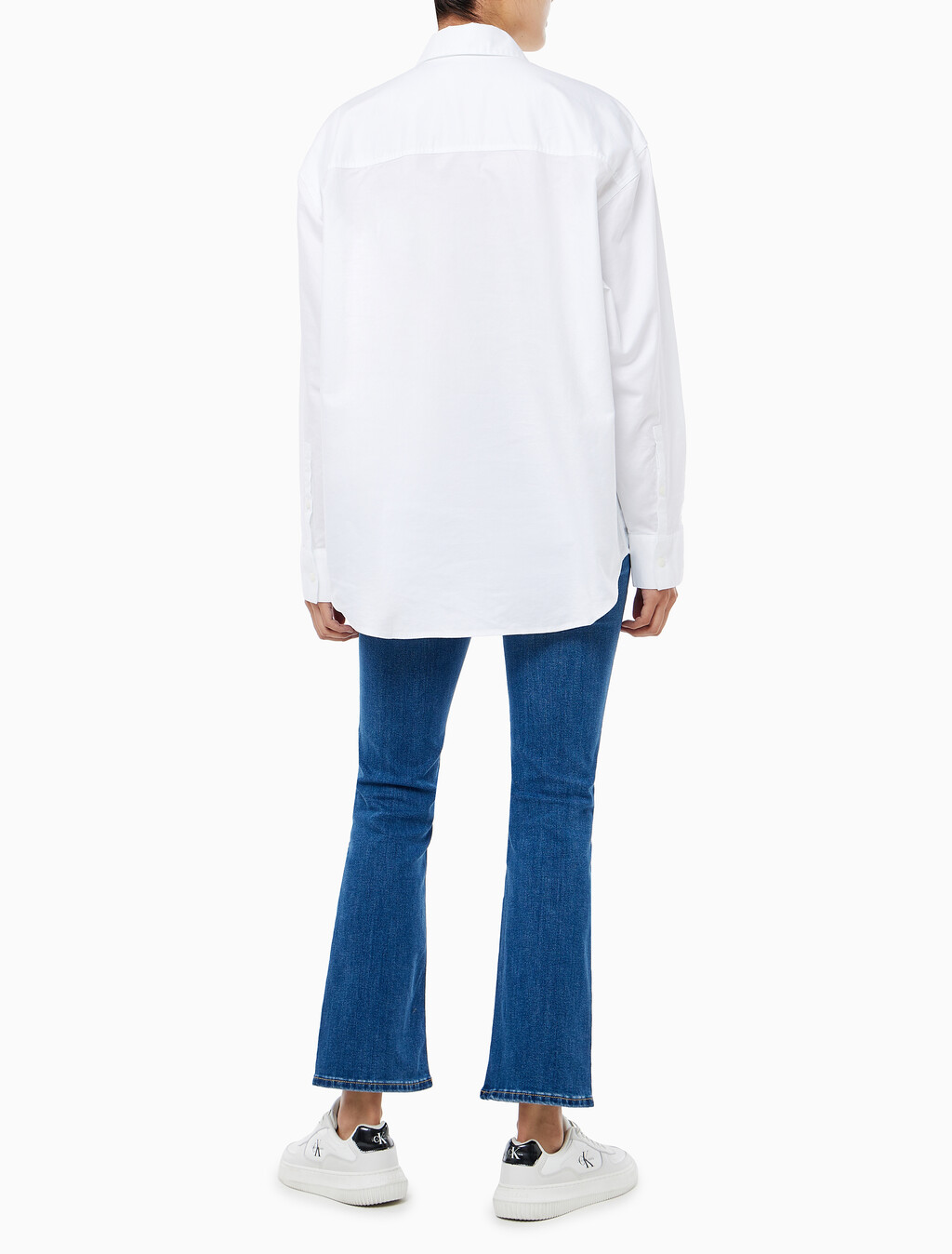 Buy 여성 옥스퍼드 롱슬리브 셔츠 in color BRIGHT WHITE
