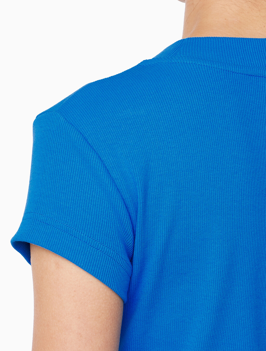 Buy 여성 모노그램 베이비 반팔 티셔츠 in color FRENCH BLUE
