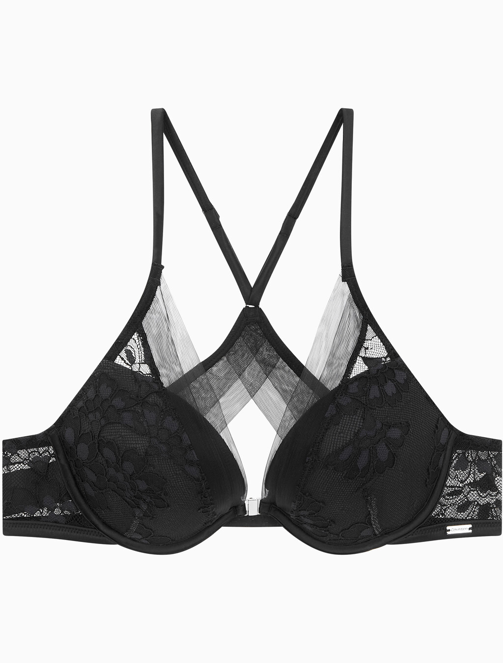 Buy 여성 CK 블랙 브라이덜 AF 푸쉬업 브라 in color BLACK