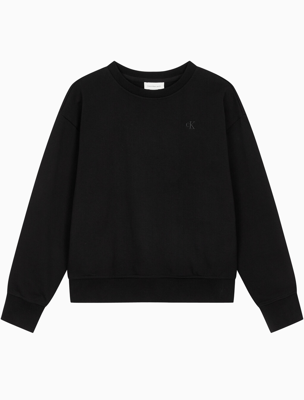 Buy 여성 아카이브 로고 프렌치테리 릴렉스핏 스웻셔츠 in color BLACK