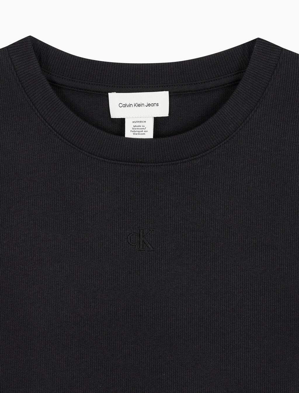 Buy 여성 컷아웃 립 탑 in color BLACK