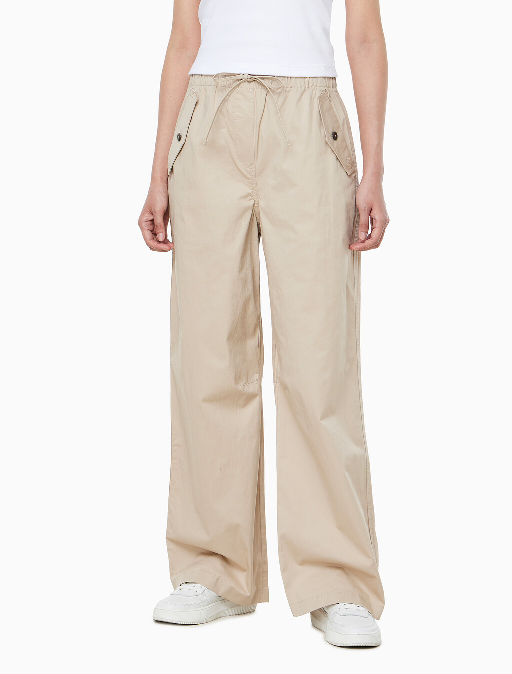 Buy 여성 라이트웨이트 코튼 카고 팬츠 in color OXFORD TAN