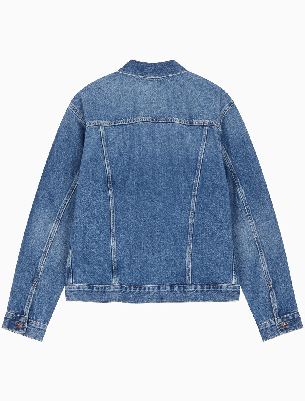 Buy 남성 클래식 틴티드 스톤워시 데님 자켓 in color STONE BLUE