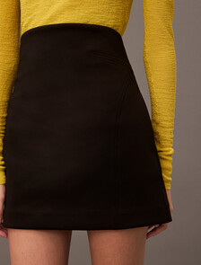 Buy 여성 스쿠바 미니 스커트 in color BLACK