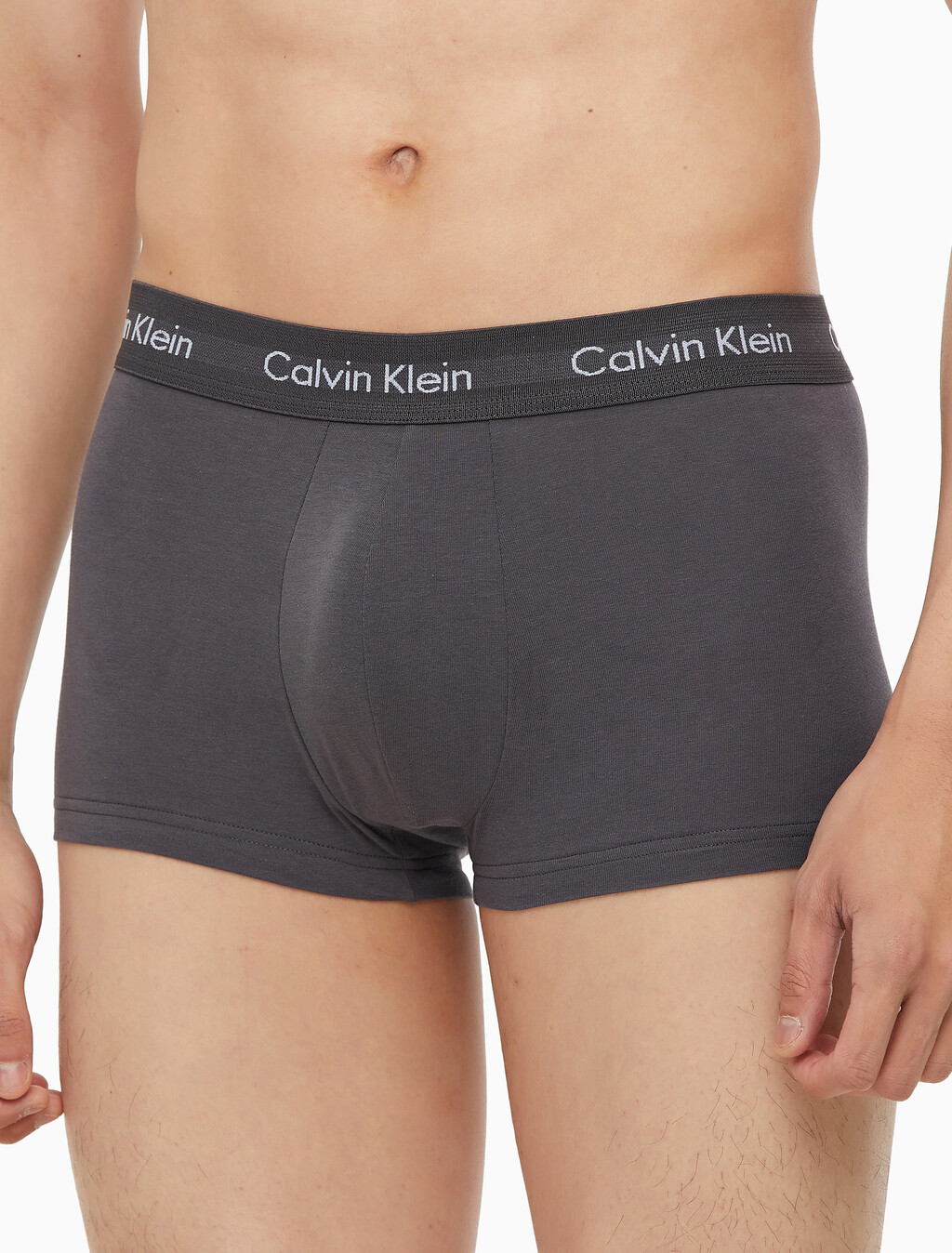 Buy 남성 코튼 스트레치 로우 라이즈 드로즈 5PK in color BLACK/CHARCOAL/NAVY/SKY BLUE/BLACK