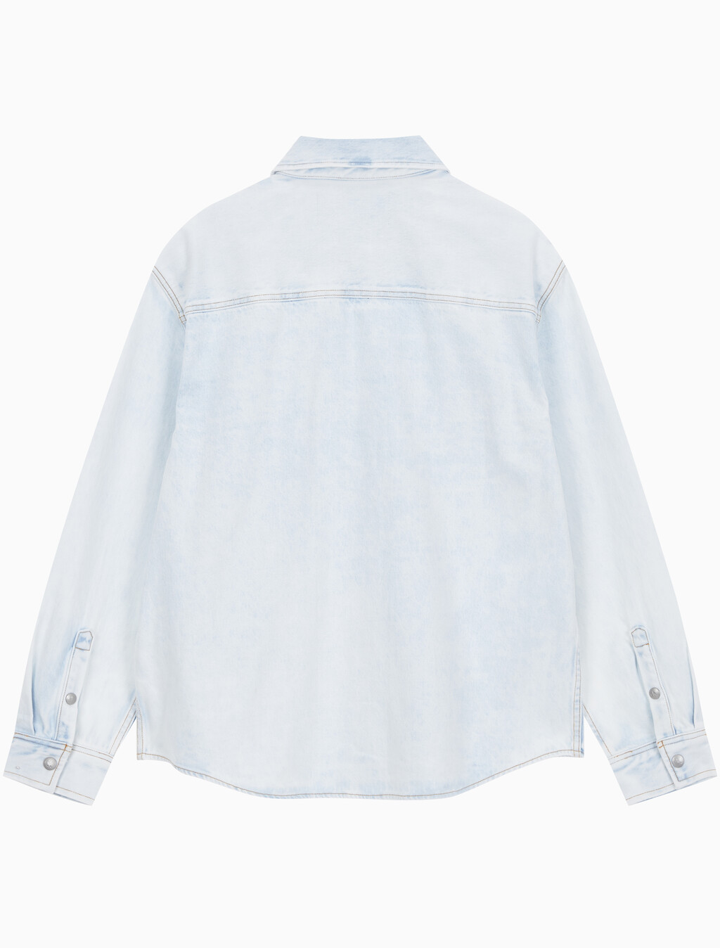 Buy 남성 릴렉스핏 데님 셔츠 in color CHALKY BLUE