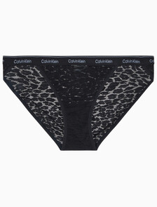 Buy 여성 CK 모던 레이스 스트링 비키니 in color BLACK