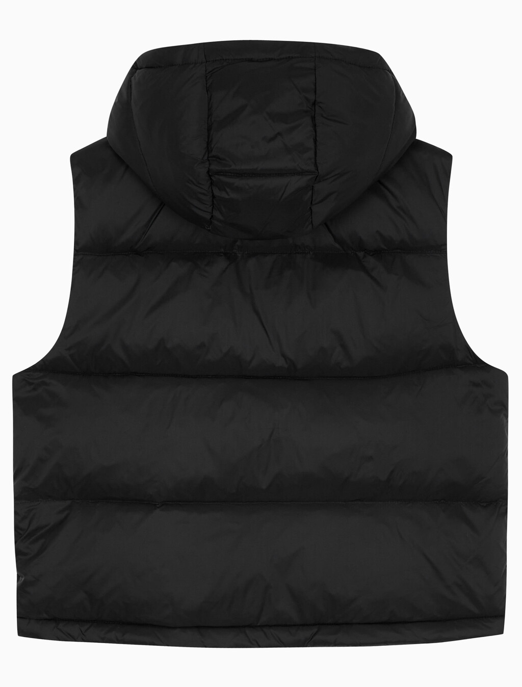 Buy 여성 에센셜 미드 웨잇 다운 베스트 in color BLACK