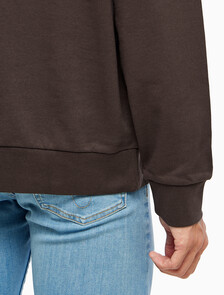 Buy 남성 롱슬리브 스텐실로고 테리 크루넥 스웻셔츠 in color DARK GREY