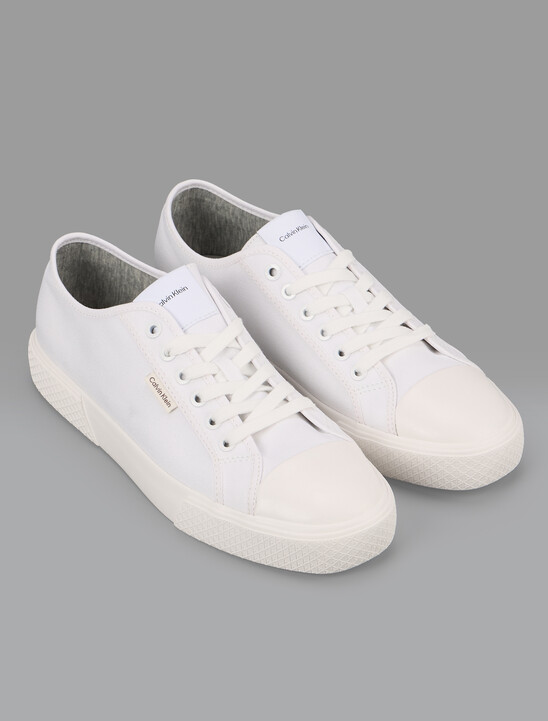 남성 알바로 레이스업 캔버스 스니커즈