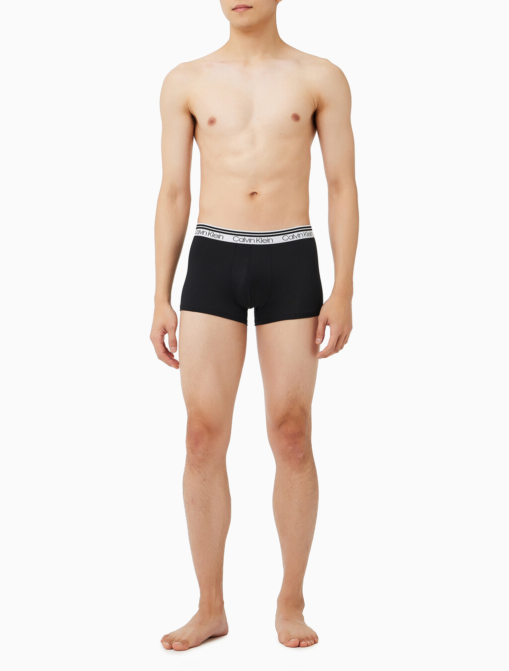 Buy 남성 마이크로 버라이어티 WB 로우 라이즈 트렁크 3PK in color Black / Red / Light Grey