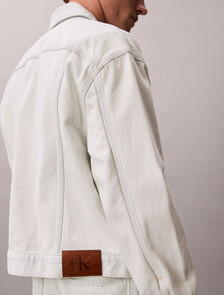 Buy 90S 트러커 자켓 in color White Blue