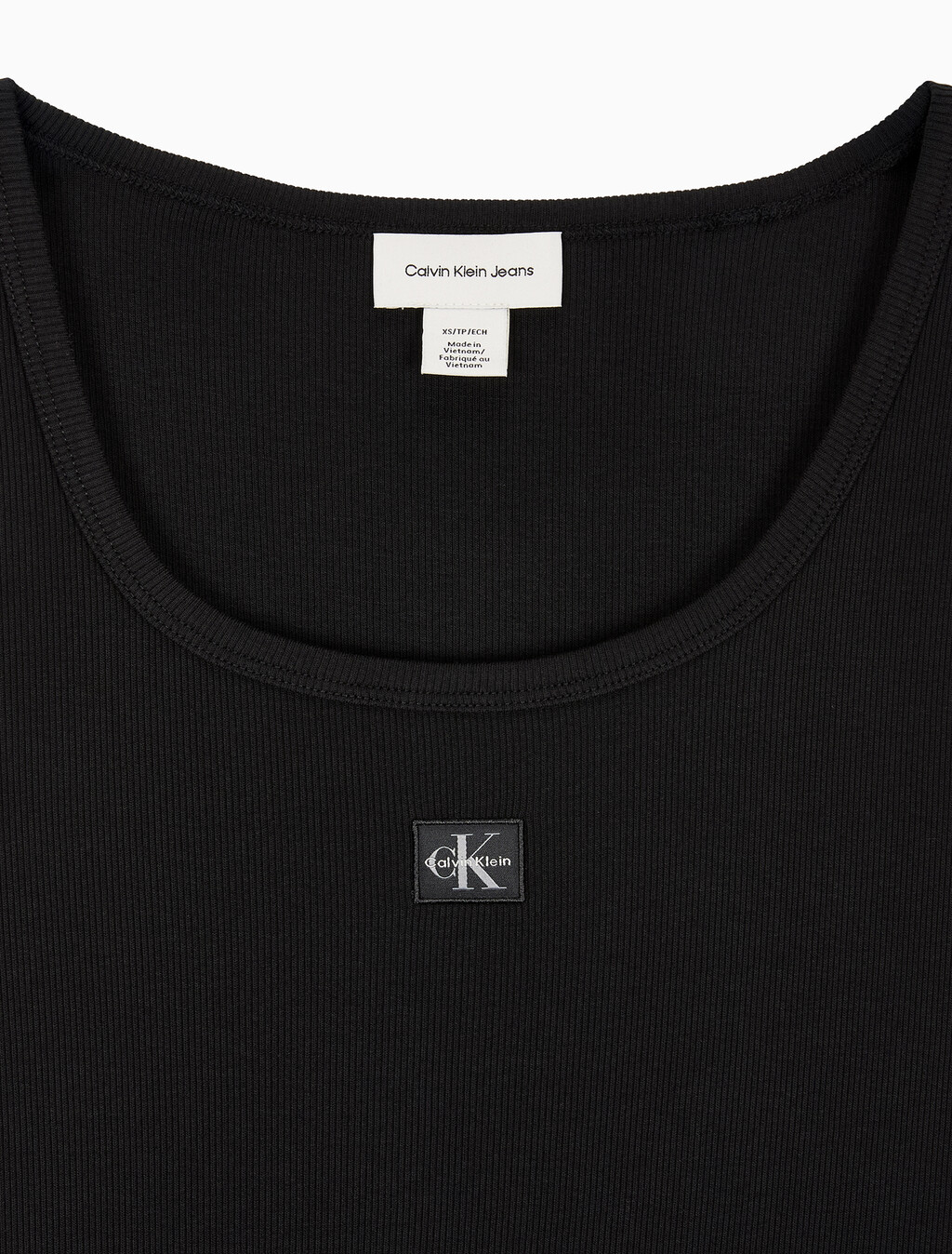 Buy 여성 베이비립 우븐 라벨 드레스 in color BLACK