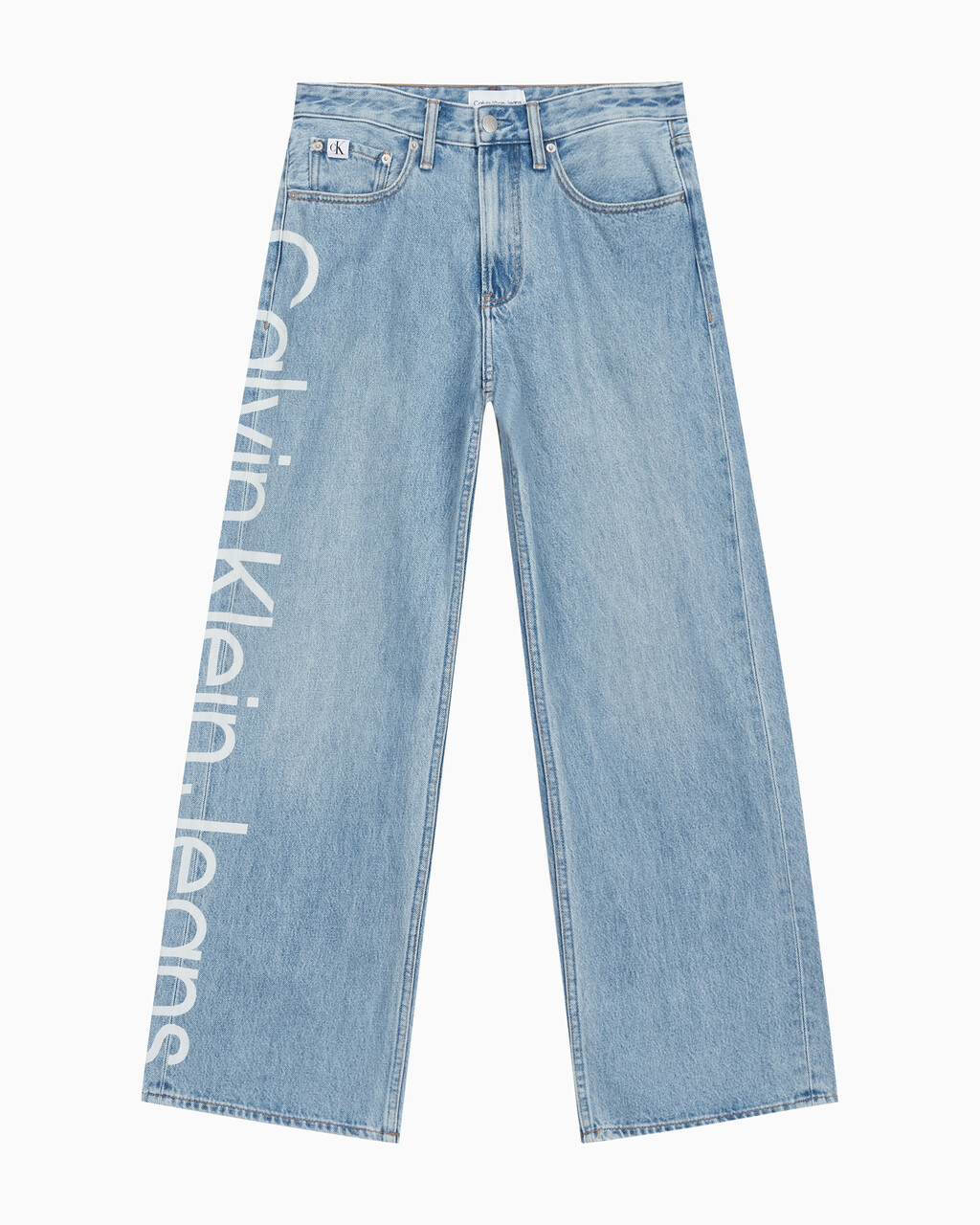 Buy 남성 90's 루즈핏 라이트블루 데님 in color 028A CHALKY BLU