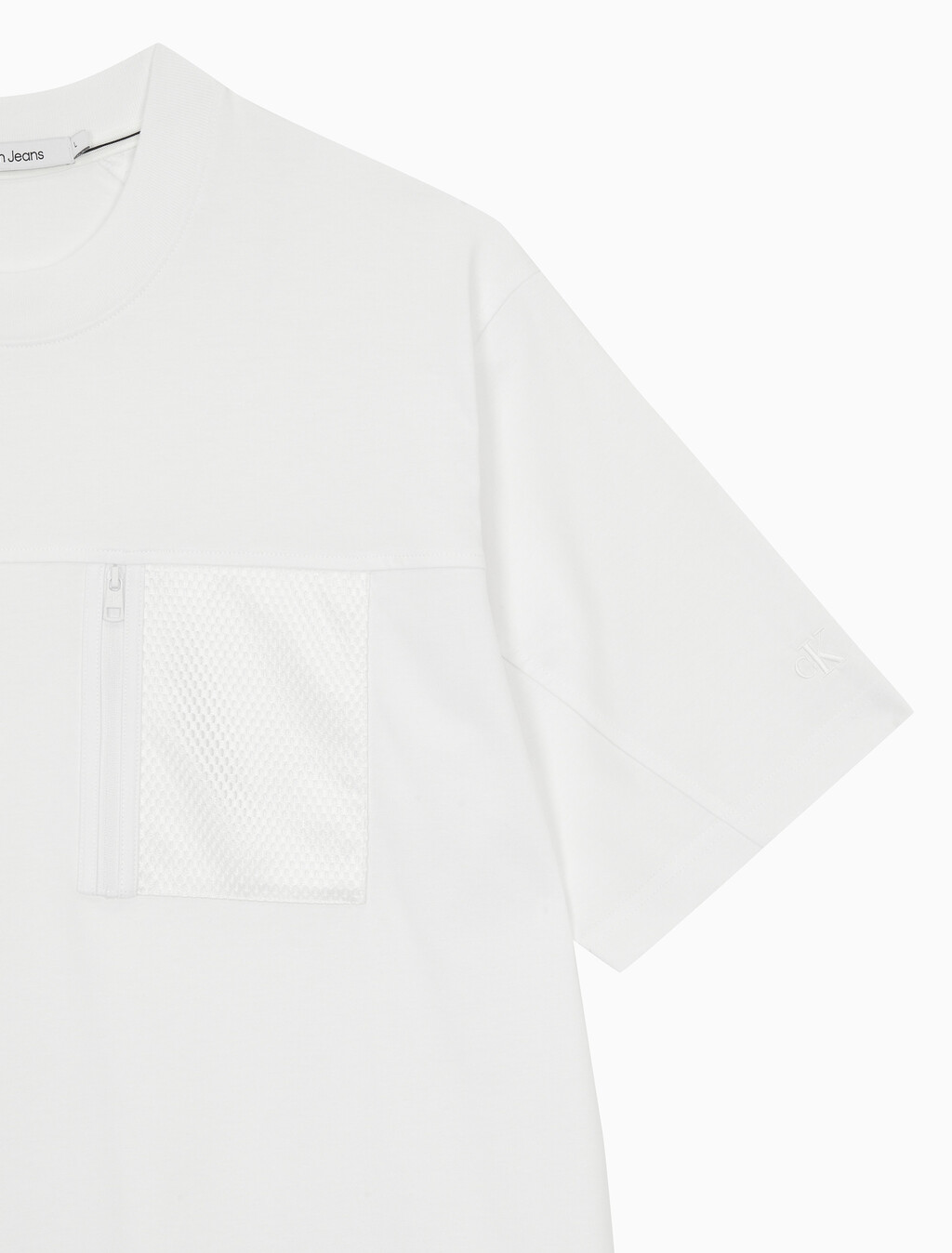 Buy 남성 릴렉스핏 기능성 포켓 반팔 티셔츠 in color BRIGHT WHITE