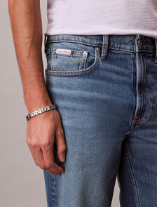 Buy 90S 스트레이트핏 진 in color Mid blue