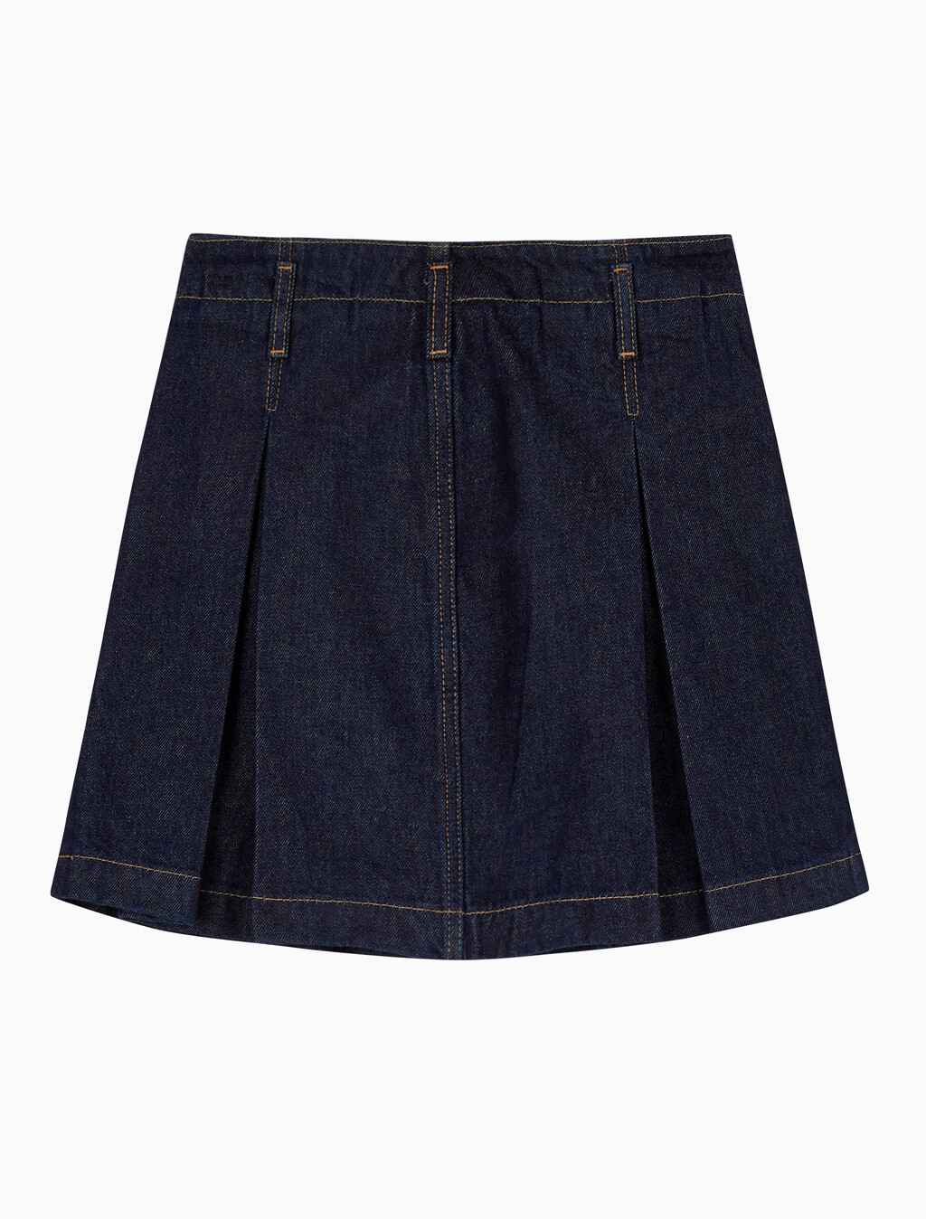 Buy 여성 플리츠 린스 데님 스커트 in color RINSE BLUE