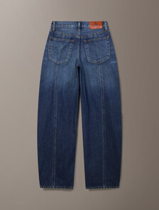 Buy 여성 릴렉스 배럴 데님 in color NAVY HORIZON