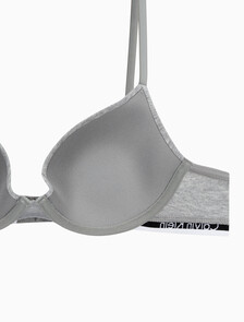 Buy 여성 캐러셀 라이틀리 라인드 데미 브라 in color GREY HEATHER