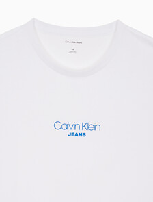 Buy 남성 레귤러핏 그래픽 워시 반팔 티셔츠 in color BRILLIANT WHITE