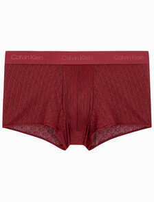 Buy 남성 스컬프트 레이스 로우 라이즈 트렁크 in color Dark Red