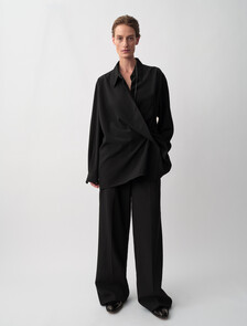 Buy SIMONE WOMENS TROUSERS in color BLACK