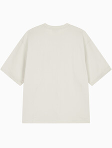 Buy 남성 오버핏 컴팩트 테리 반팔 티셔츠 in color SILVER BIRCH