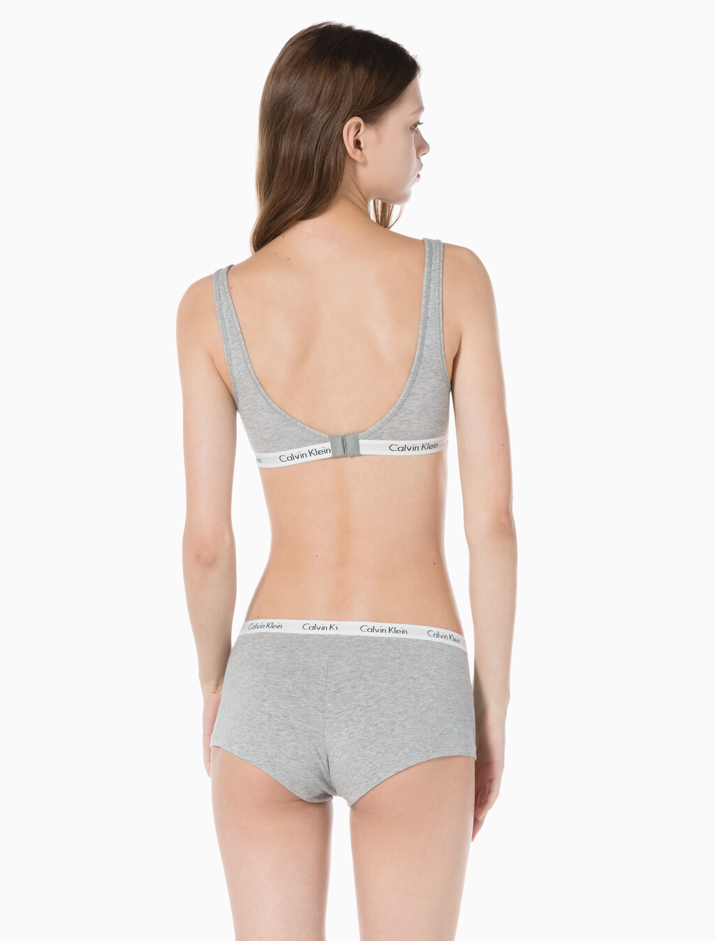 Buy 여성 캐러셀  패디드 브라렛 in color GREY HEATHER