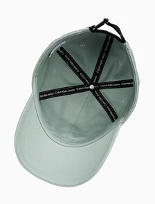 Buy 남녀공용 CKJ 모노그램 엠브로이더리 볼캡 in color KHAKI GREY