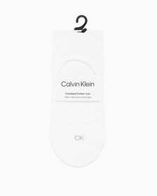 Buy 여성 콤드 코튼 로우컷 노쇼 삭스 (블랙 1 PAIR) in color WHITE
