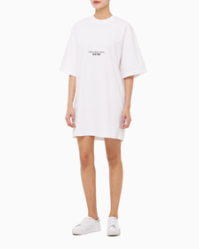 Buy 여성 모션 프로럴 티셔츠 원피스 in color BRIGHT WHITE