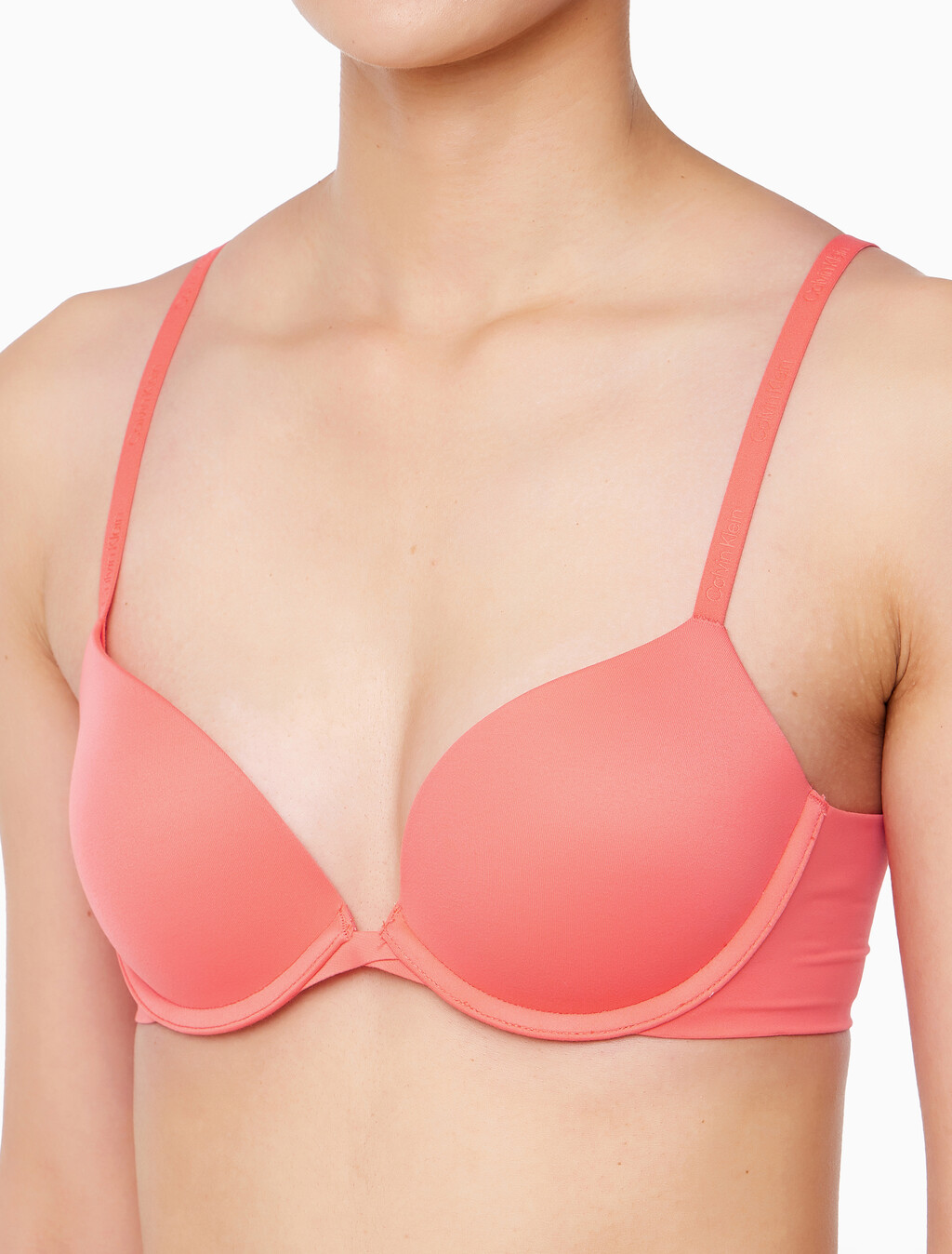 Buy 여성 퍼펙틀리 핏 AF 푸쉬업 브라 in color CORAL