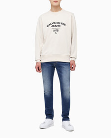 Buy 남성 커브 1978 로고 크루넥 스웨트셔츠 in color BLUR FLORAL_BLACK